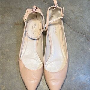 Cole Haan Women's Blush Flats with Ankle Strap
